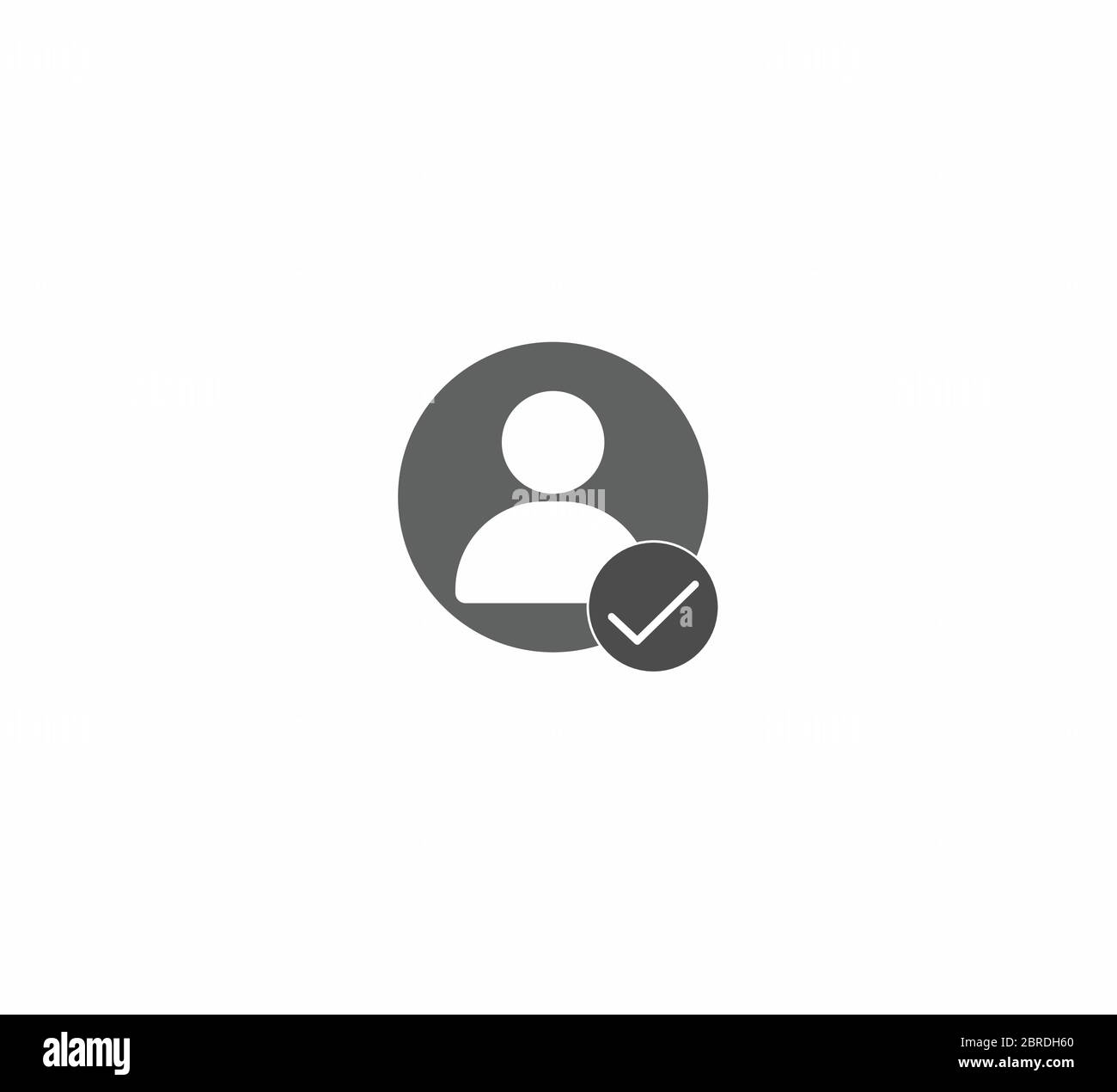 Vérification utilisateur réussie - Illustration du vecteur Illustration de Vecteur