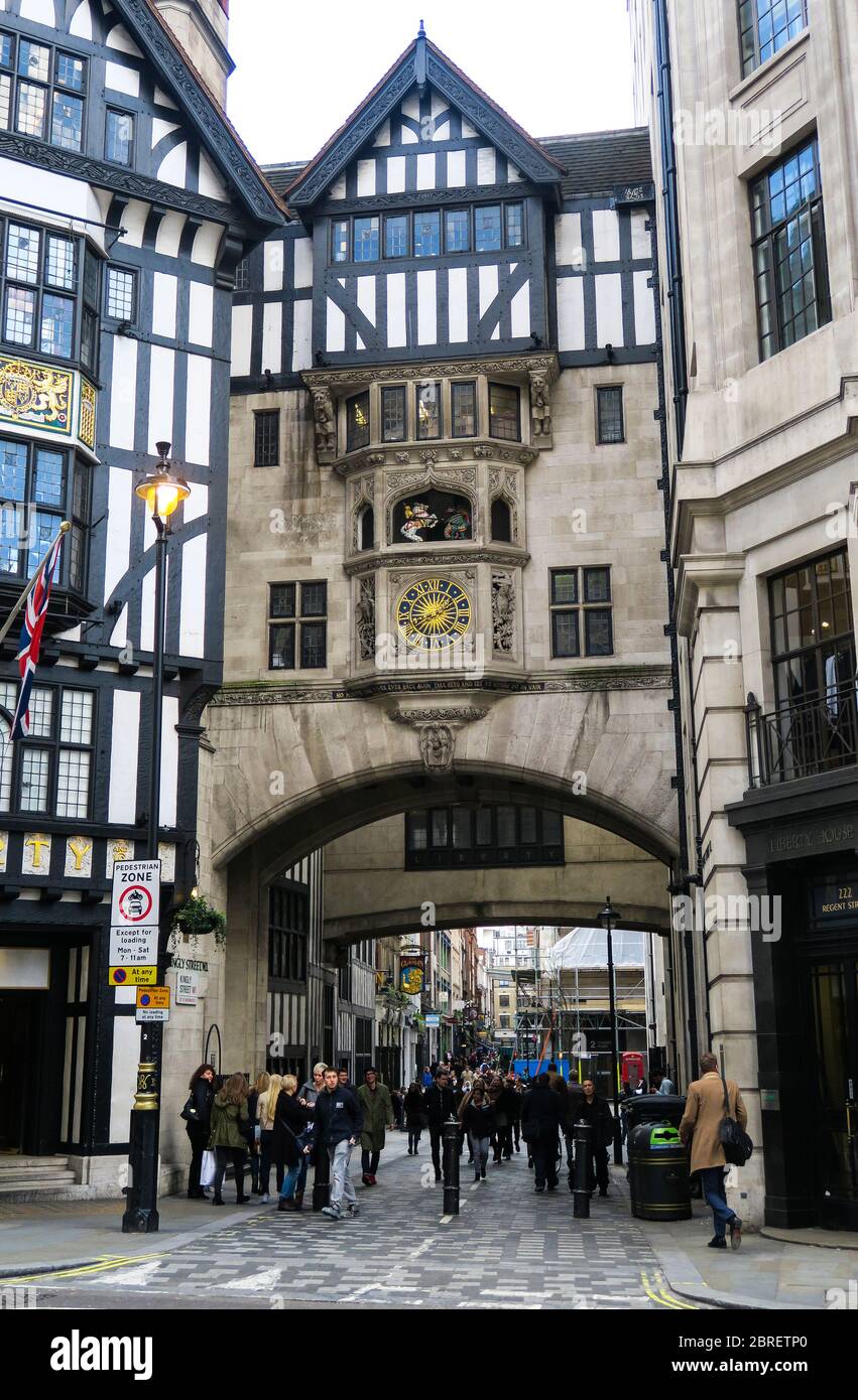 Libertys Store à Londres, Royaume-Uni. Banque D'Images
