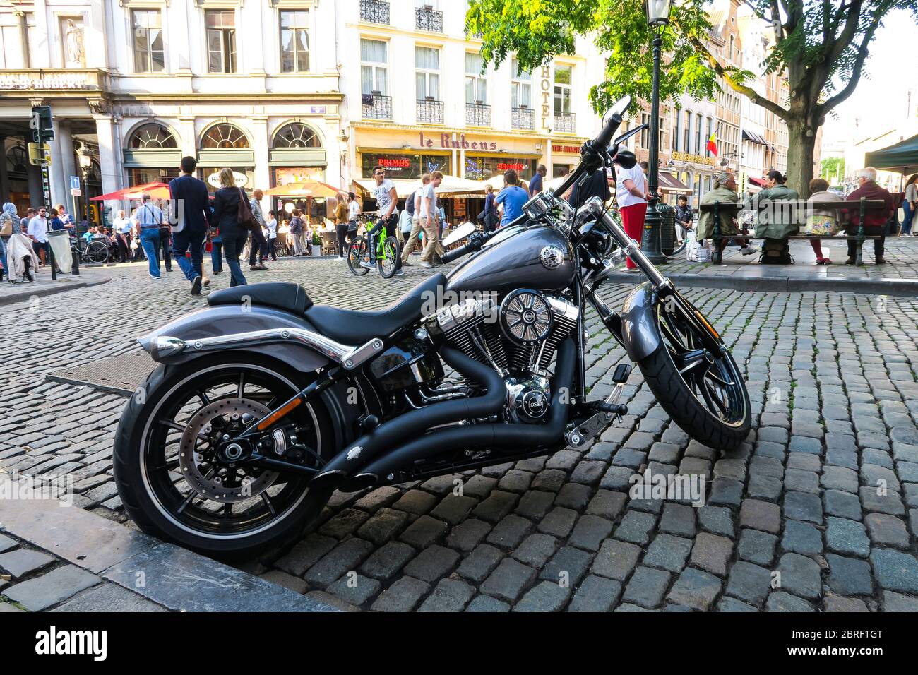 Harley davidson chopper Banque de photographies et d’images à haute ...