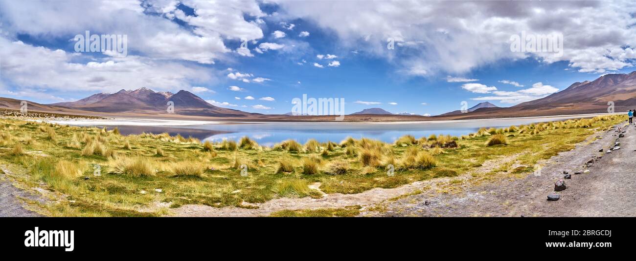 Panorama coloré de Cañapa Banque D'Images