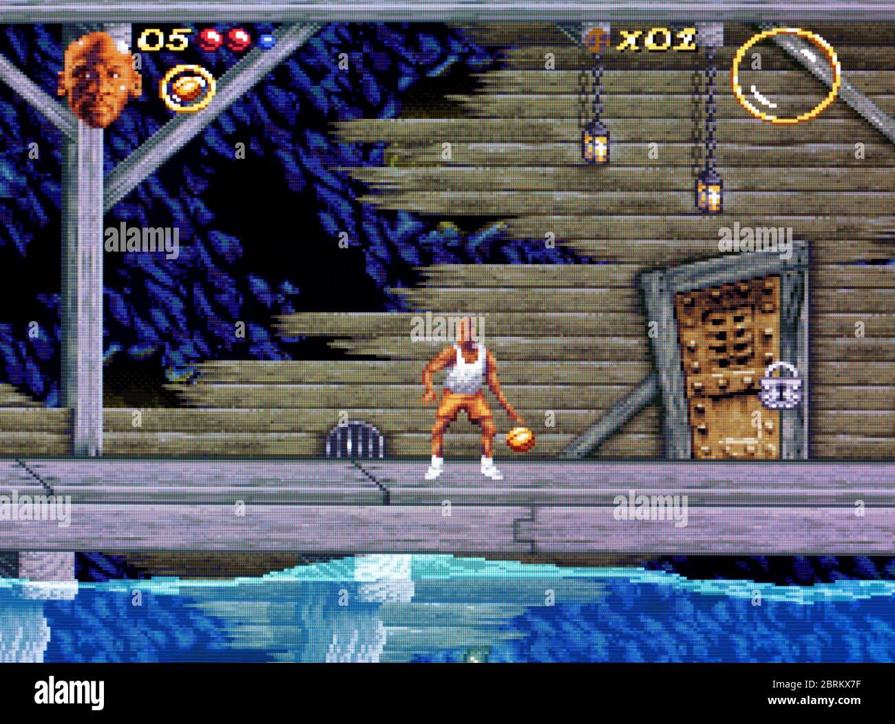 Michael Jordan chaos in the Windy City - SNES Super Nintendo - usage éditorial seulement Banque D'Images