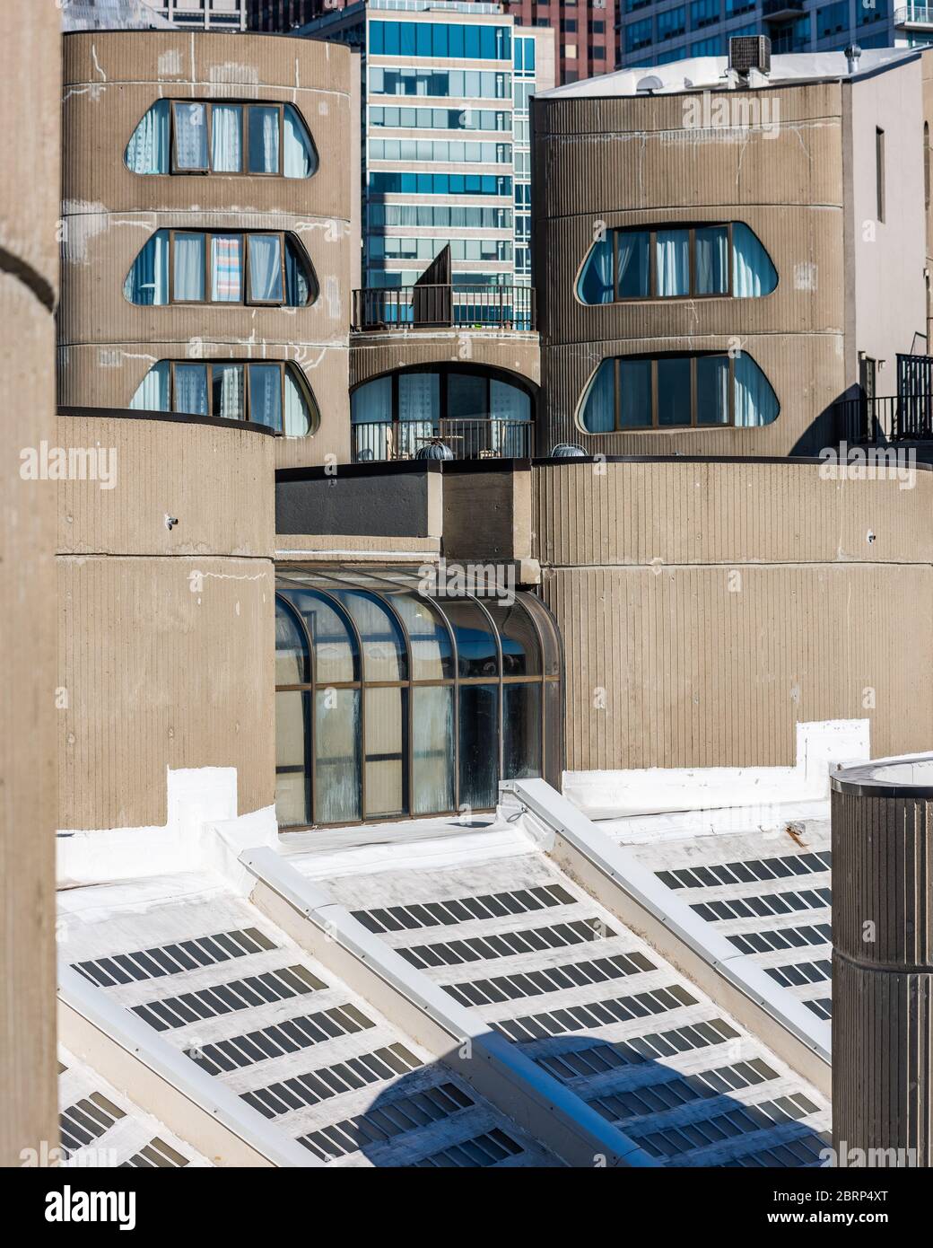 Extérieur de River City, conçu par Bertrand Goldberg Banque D'Images