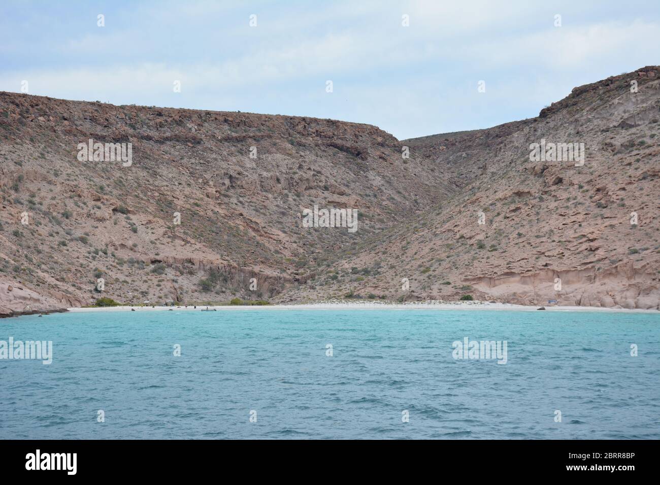 Une journée chargée à Playa Ensenada Grande sur Isla Espirituu Santo, Mer de Cortez, Baja California sur, Mexique. Banque D'Images