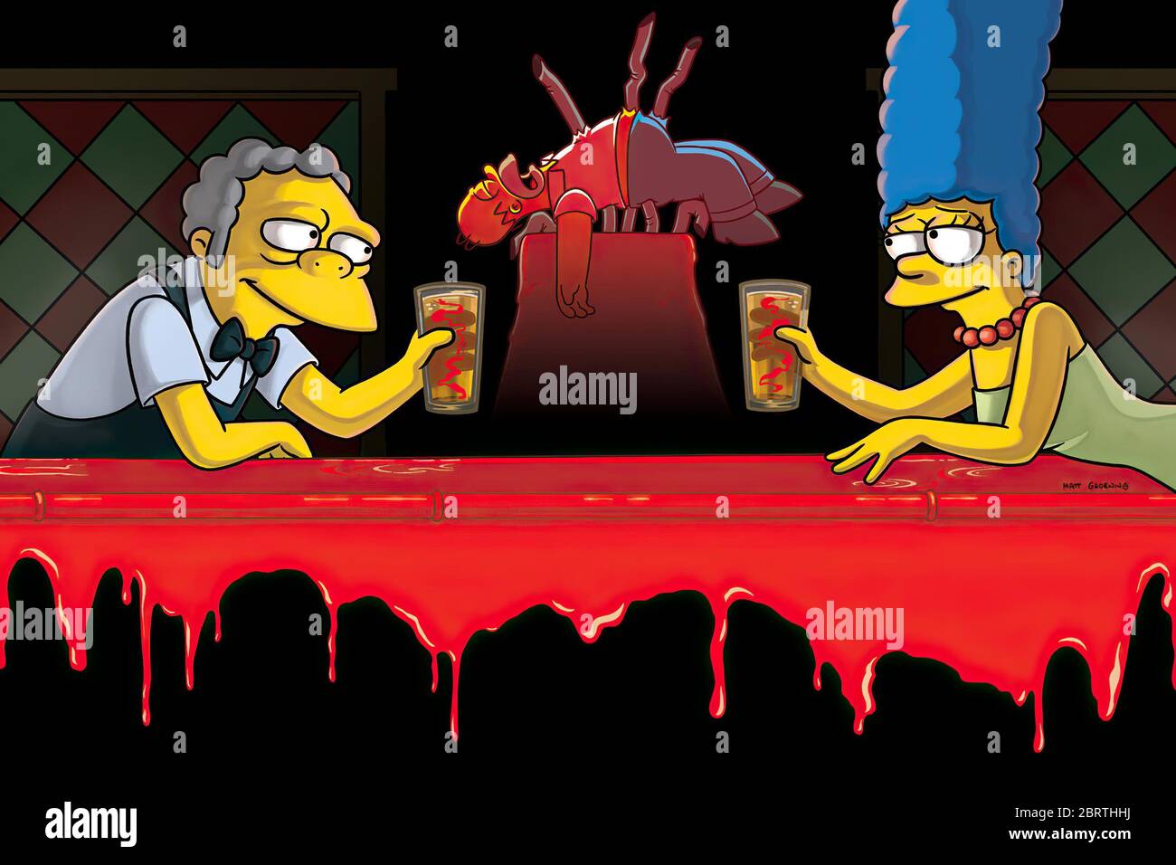 LES SIMPSONS (1989). CRÉDIT: UNIVERSAL TV/20TH CENTURY FOX TV/KLASKY-SCUPO / ALBUM Banque D'Images