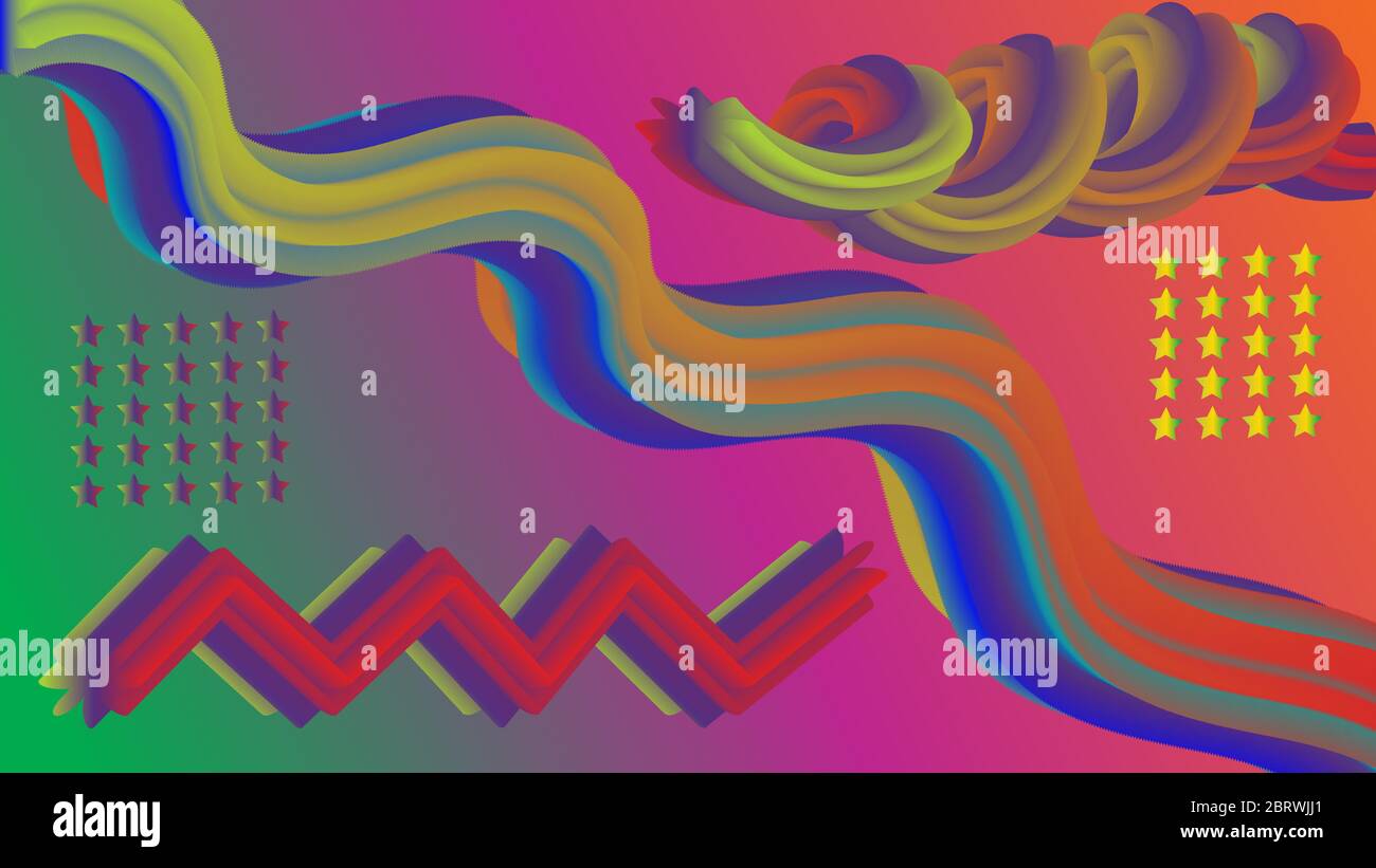 DESIGN ABSTRAIT MÉLANGE VECTOR ARTS Illustration de Vecteur