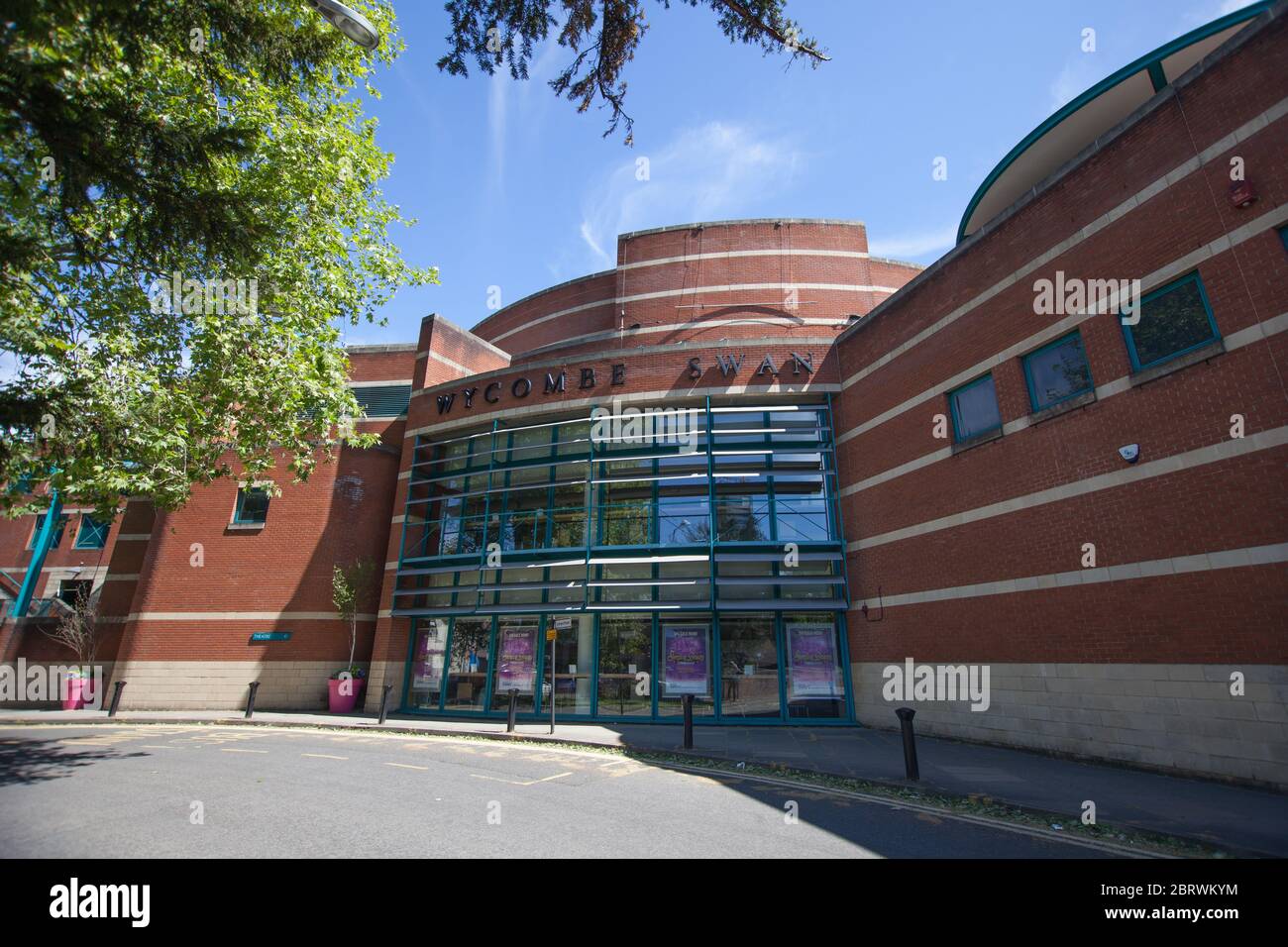 Le théâtre Wycombe Swan à High Wycombe, dans le Buckinghamshire, au Royaume-Uni Banque D'Images