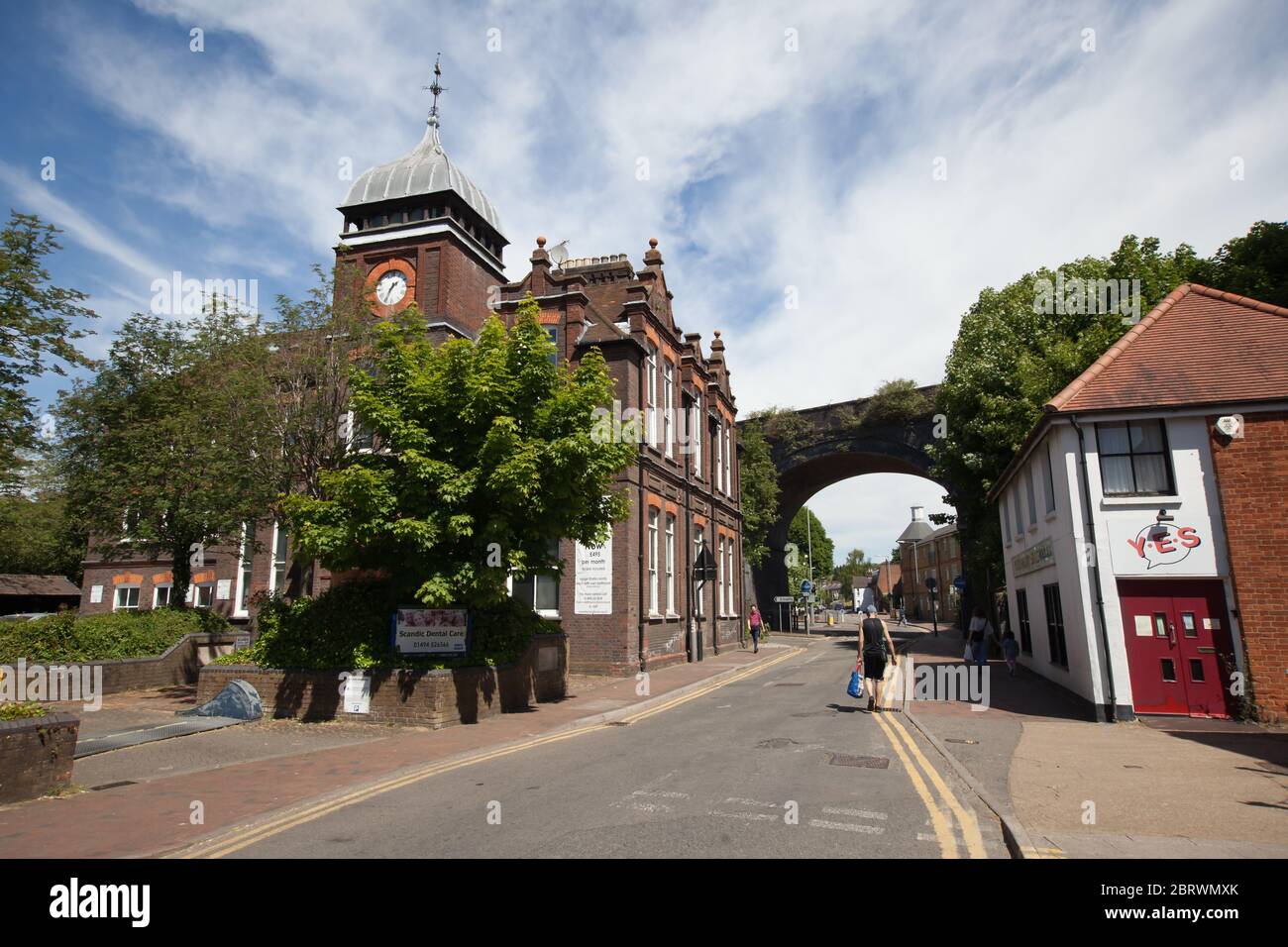 Le centre-ville de High Wycombe, Buckinghamshire, Royaume-Uni Banque D'Images
