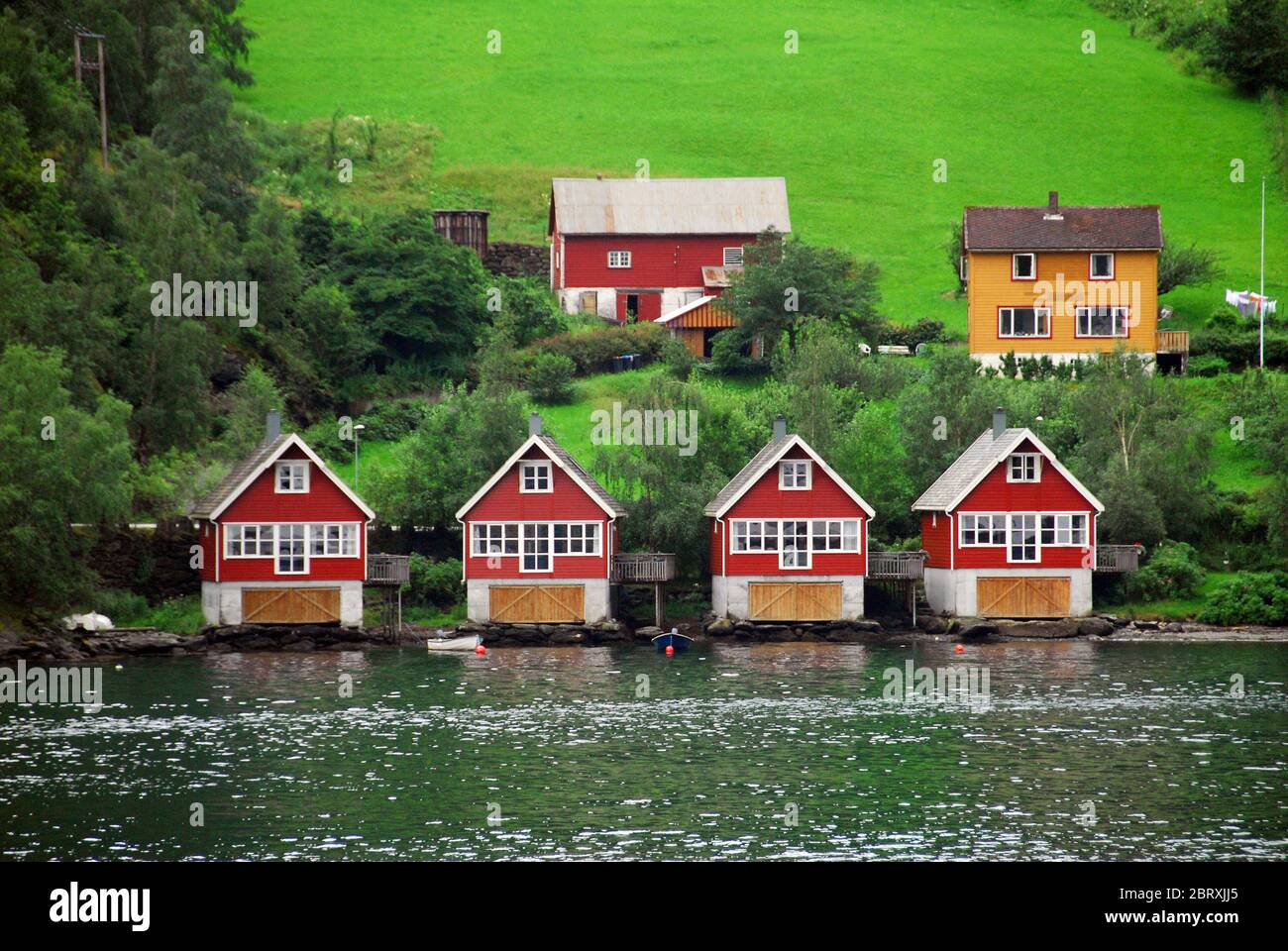 Norvège, fjord Sognefjord (ou fjord Sognefjorden) 03 Banque D'Images