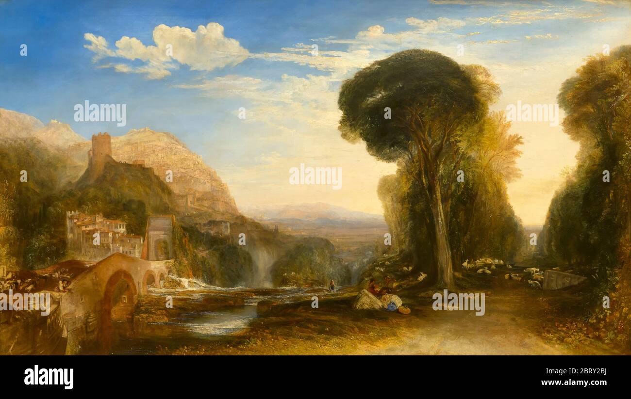 Palestrina, composition, par JMW Turner, 1828, Banque D'Images