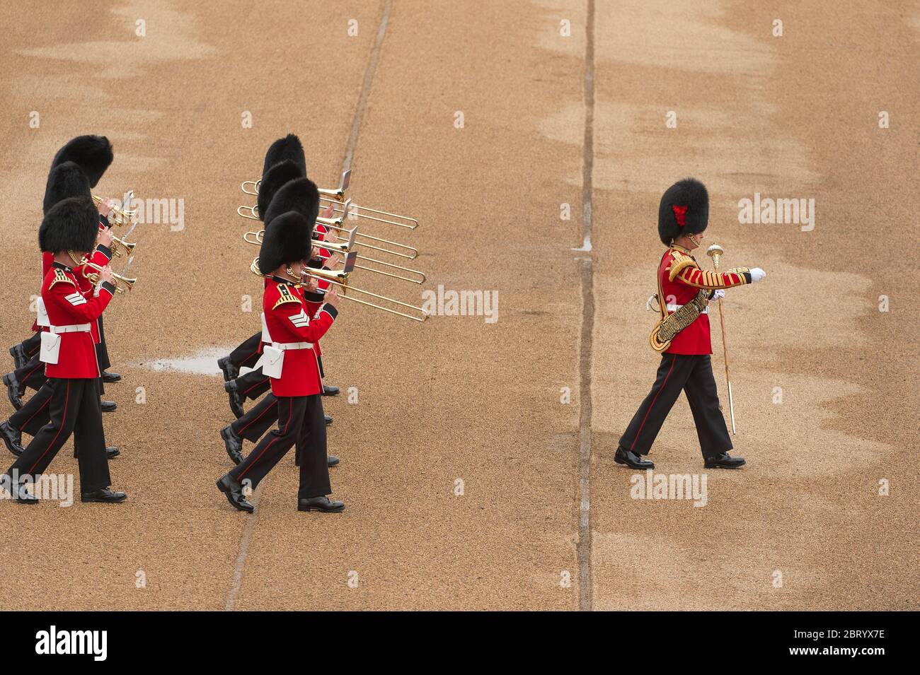 4 juin 2016. The Colonels Review 2016 dans Horse Guards Parade, la répétition finale avant Trooping the Color, Londres, Royaume-Uni Banque D'Images