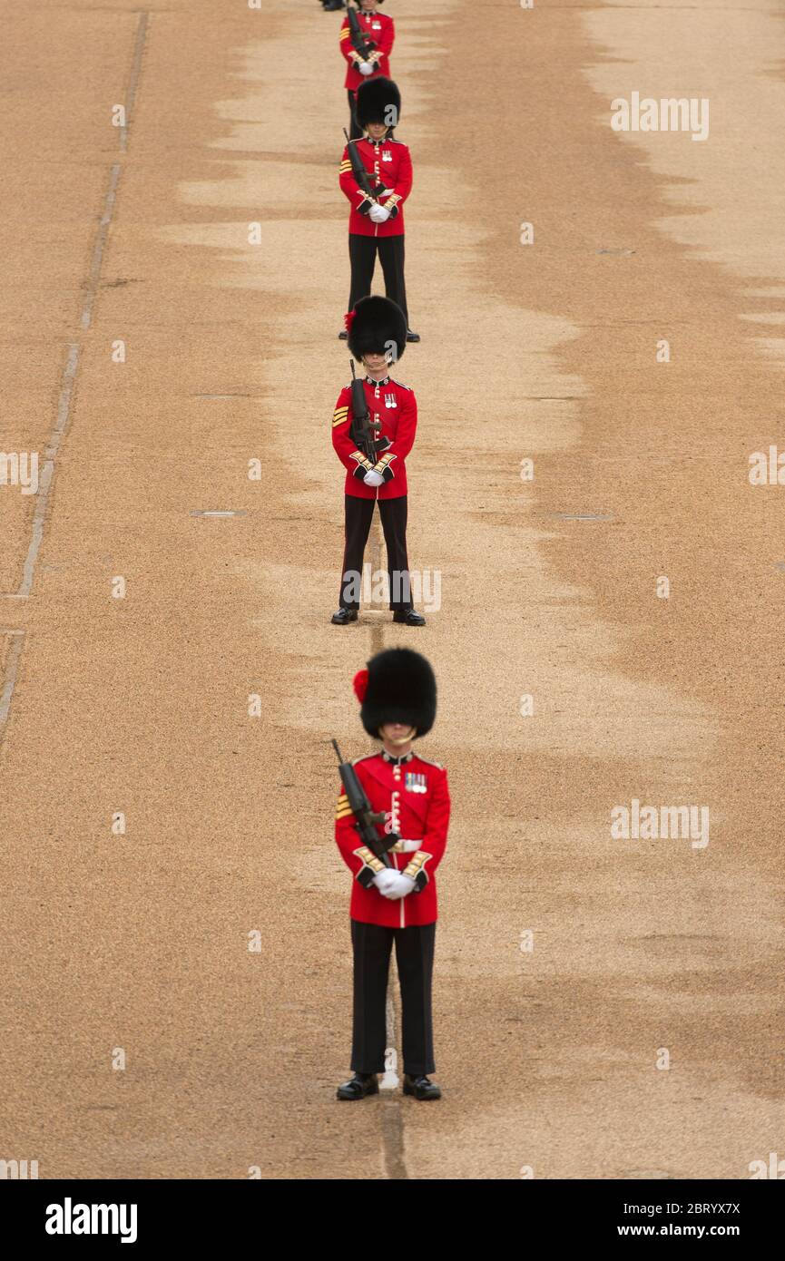 4 juin 2016. The Colonels Review 2016 dans Horse Guards Parade, la répétition finale avant Trooping the Color, Londres, Royaume-Uni Banque D'Images