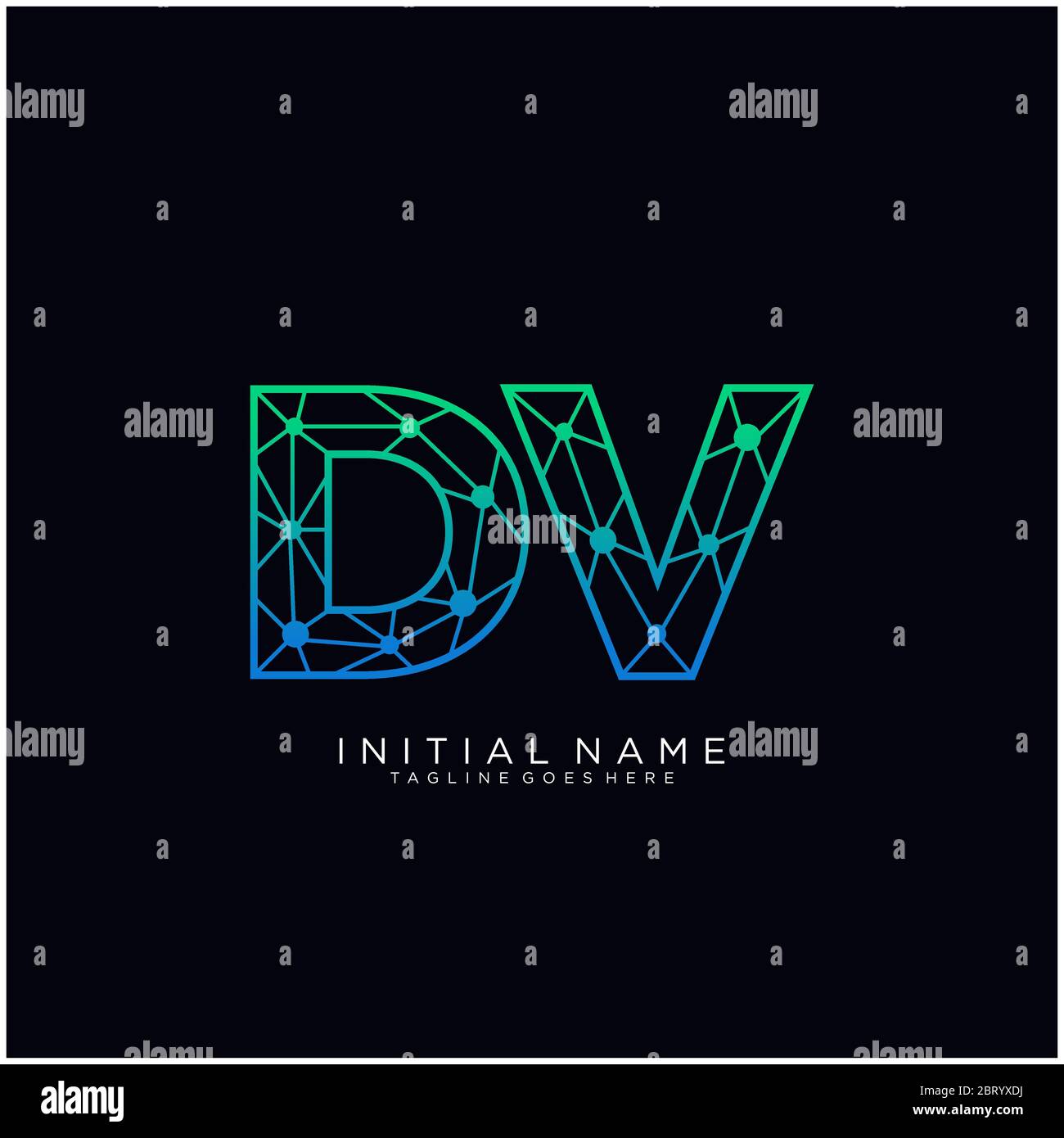 Logo dv Banque d'images détourées - Alamy