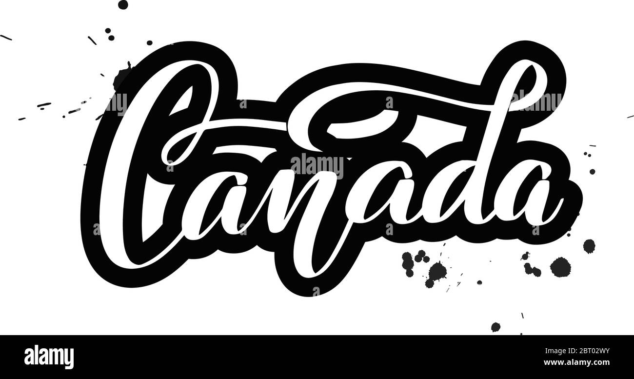 Calligraphie vecteur illustration isolé sur fond blanc Illustration de Vecteur