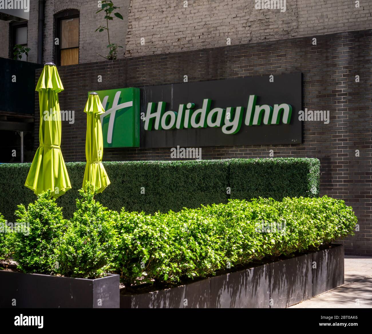 Un nouvel hôtel Holiday Inn Express à New York à Chelsea le mercredi 20 mai 2020. (© Richard B. Levine) Banque D'Images