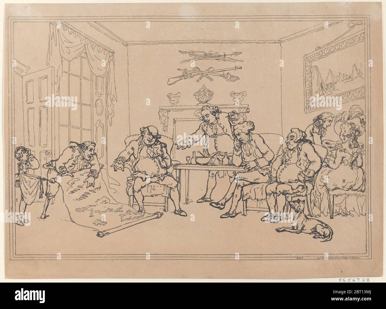 Armée, 5 novembre 1787. Banque D'Images