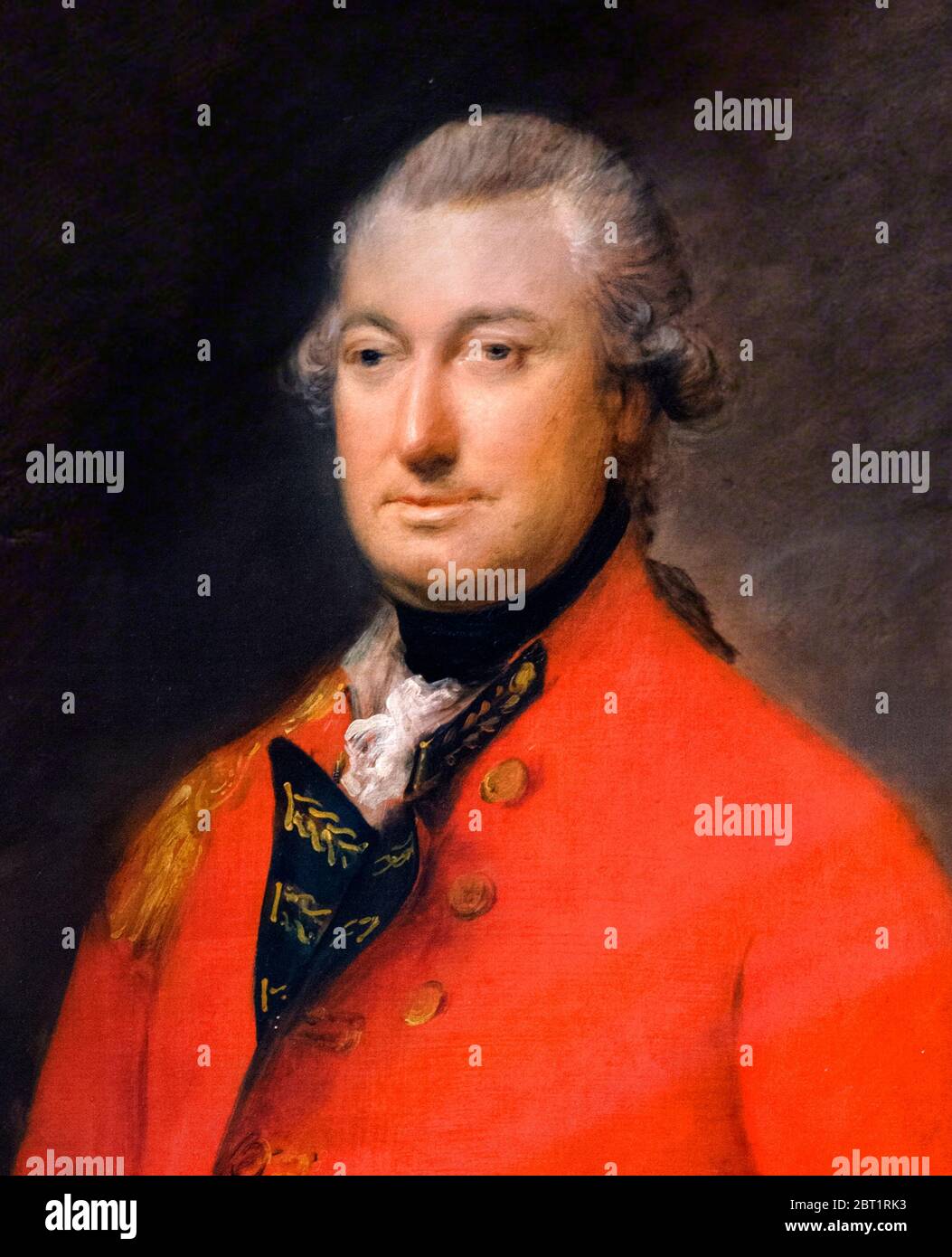 Charles Cornwallis, 1er marquis Cornwallis (1738-1805), portrait peint par Thomas Gainsborough, huile sur toile, 1783. Banque D'Images