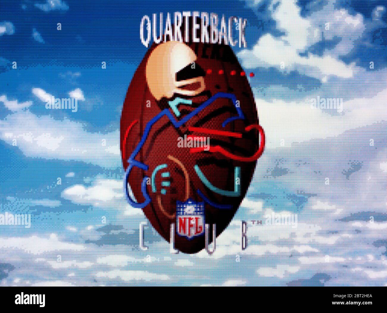 Club de quarterback NFL - SNES Super Nintendo - usage éditorial uniquement Banque D'Images