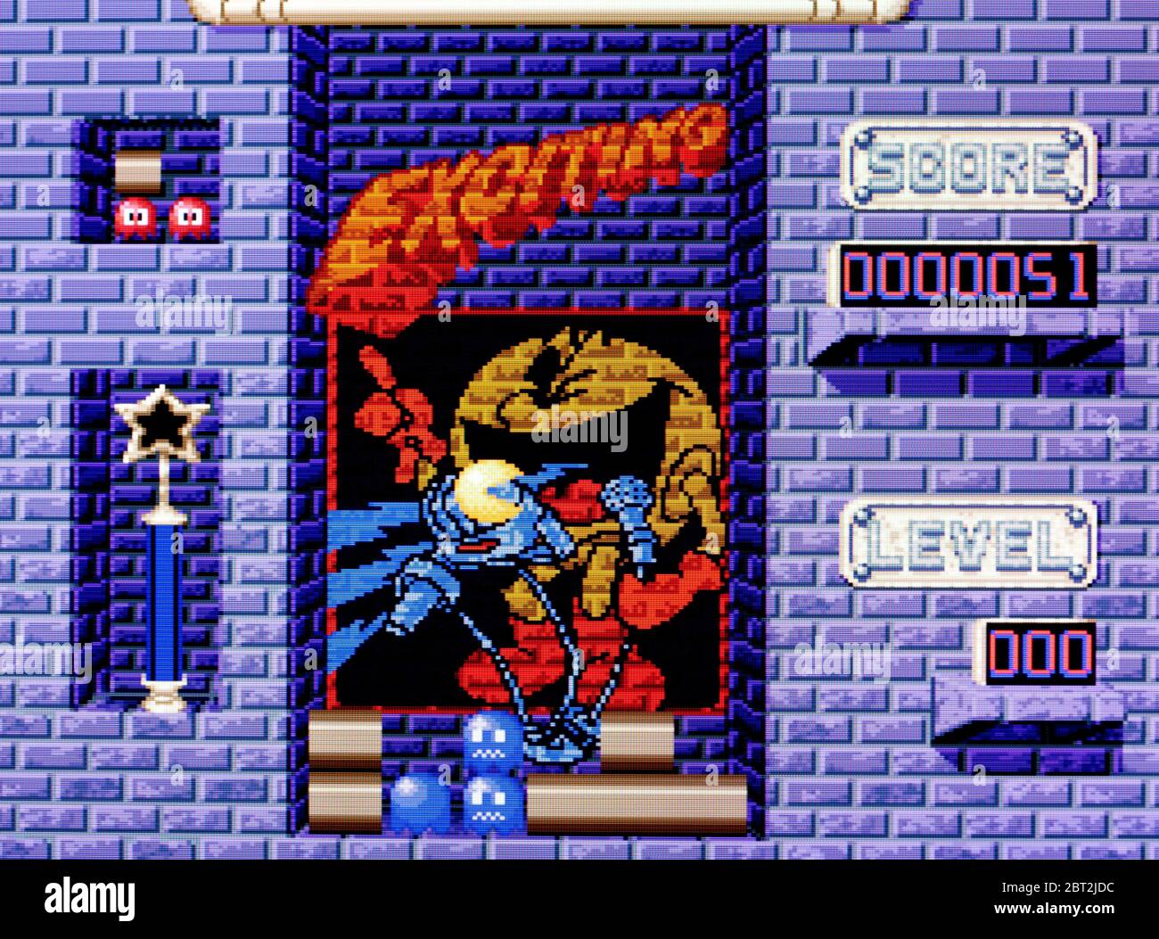 PAC Attack - SNES Super Nintendo - usage éditorial seulement Banque D'Images