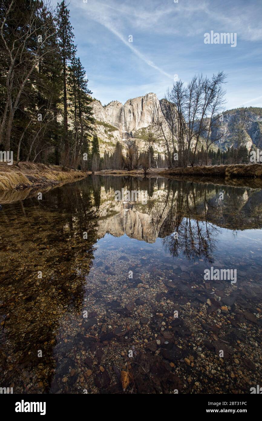 Parc national de Yosemite à Sunrise, Californie, États-Unis Banque D'Images
