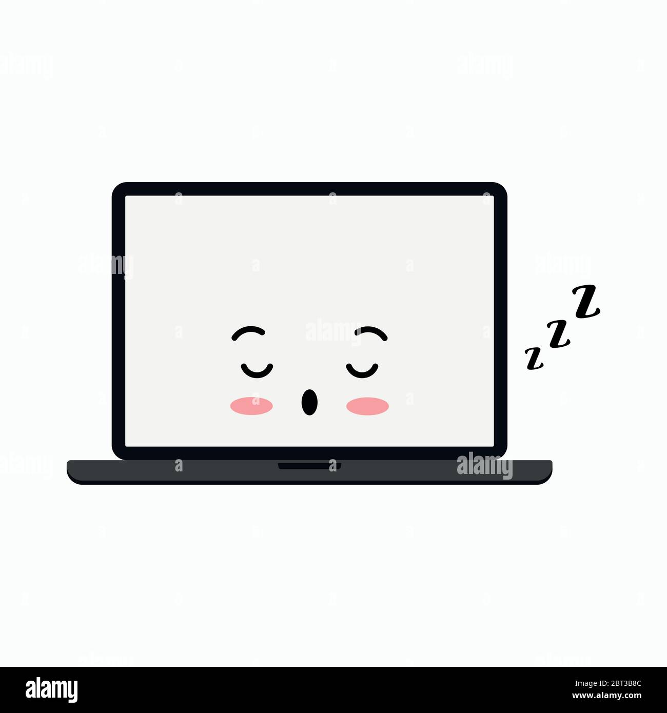 Emoji qui dort Banque d'images vectorielles Alamy