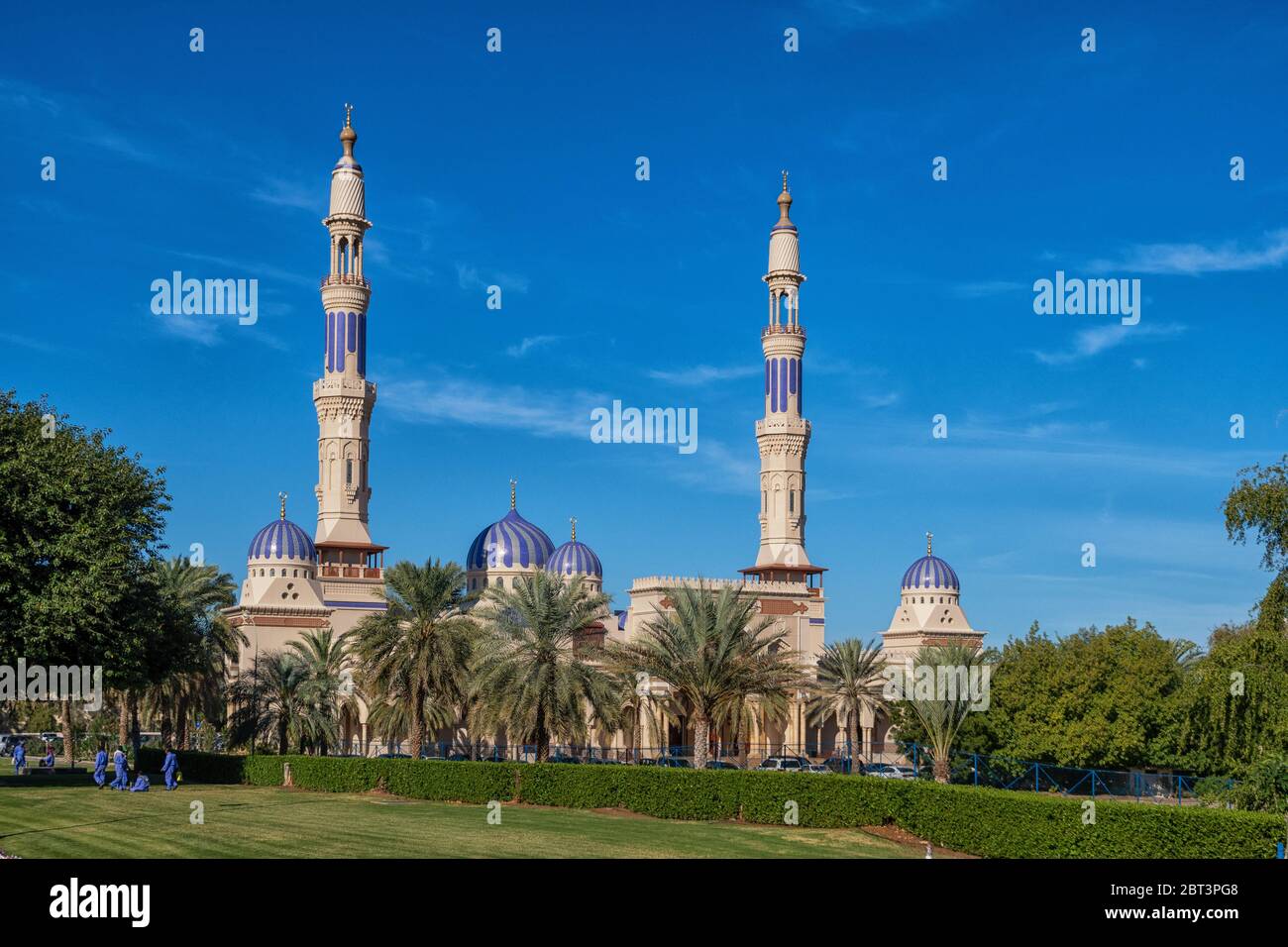 Mosquée à Mutrah à Muscat en Oman Banque D'Images