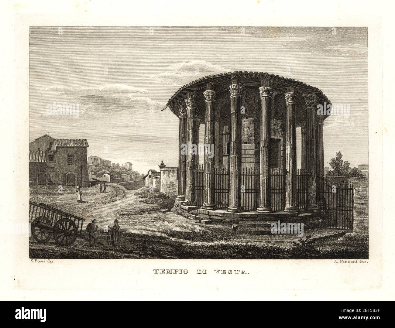 Tempio di vesta rome Banque de photographies et d'images à haute résolution  - Alamy