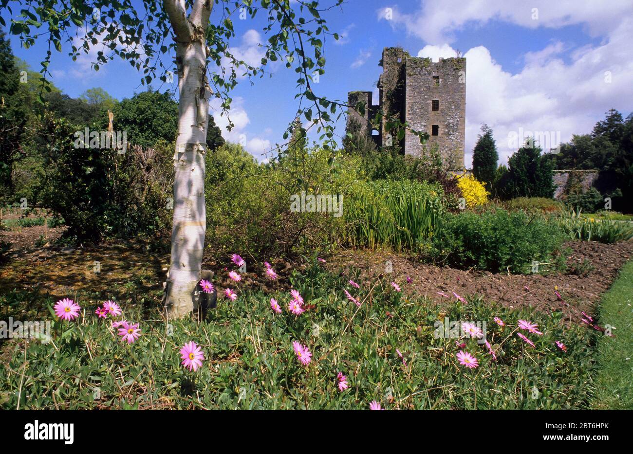 Château Kennedy et jardins Banque D'Images