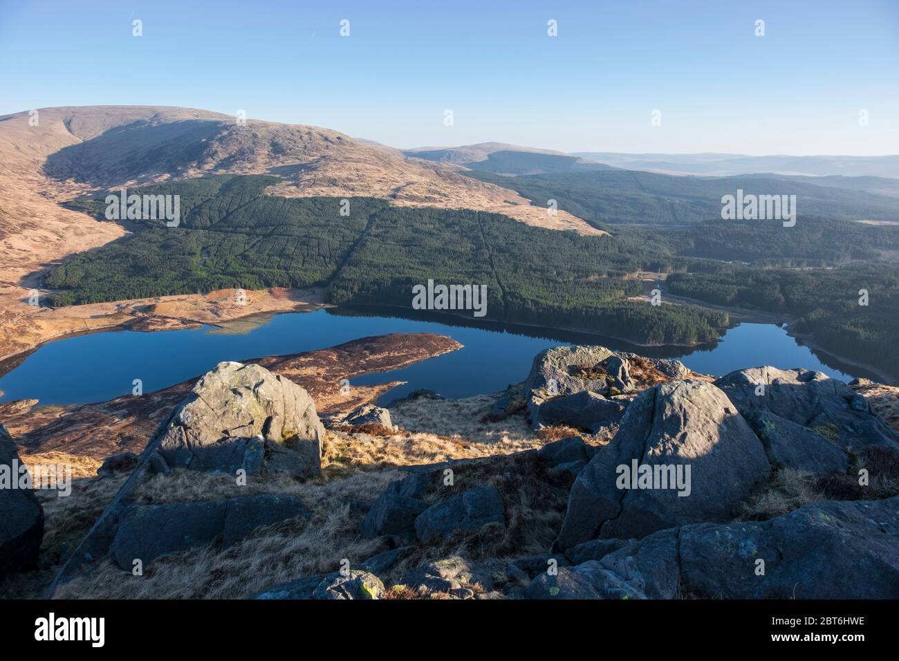 LND utiliser des patrons dans les hautes terres de Rhinns de Kells par Meikle Millyea Banque D'Images