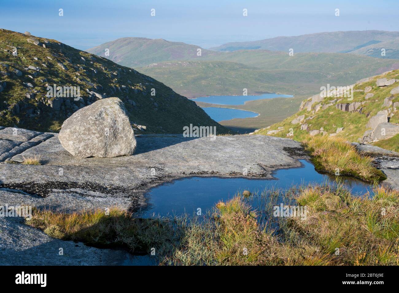 Loch Neldricken, parc forestier de Galloway Banque D'Images