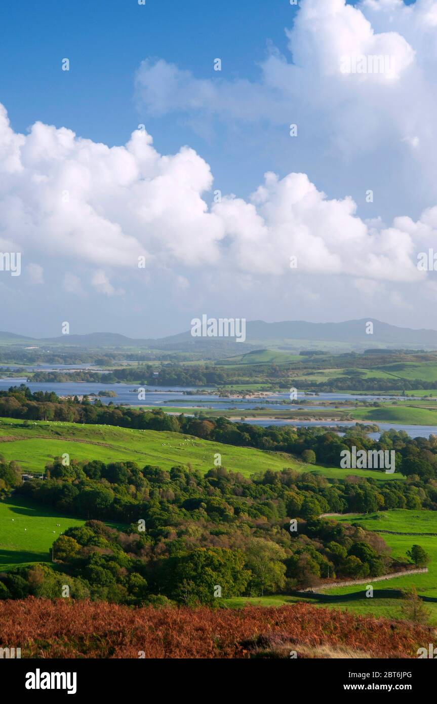 Loch Ken d'en haut de Parton, Banque D'Images