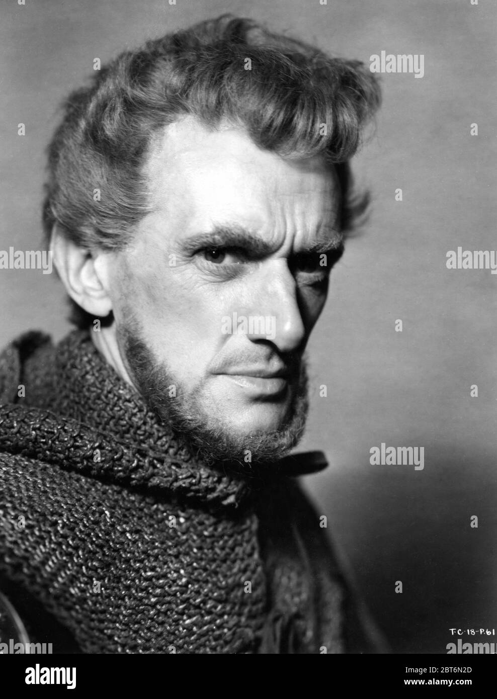 JOHN LAURIE Portrait comme Jamy Capitaine dans l'Armée anglaise dans HENRY V 1944 réalisateur LAURENCE OLIVIER jouer William Shakespeare musique William Walton Two Cities films / Eagle - Lion Distributors Ltd Banque D'Images