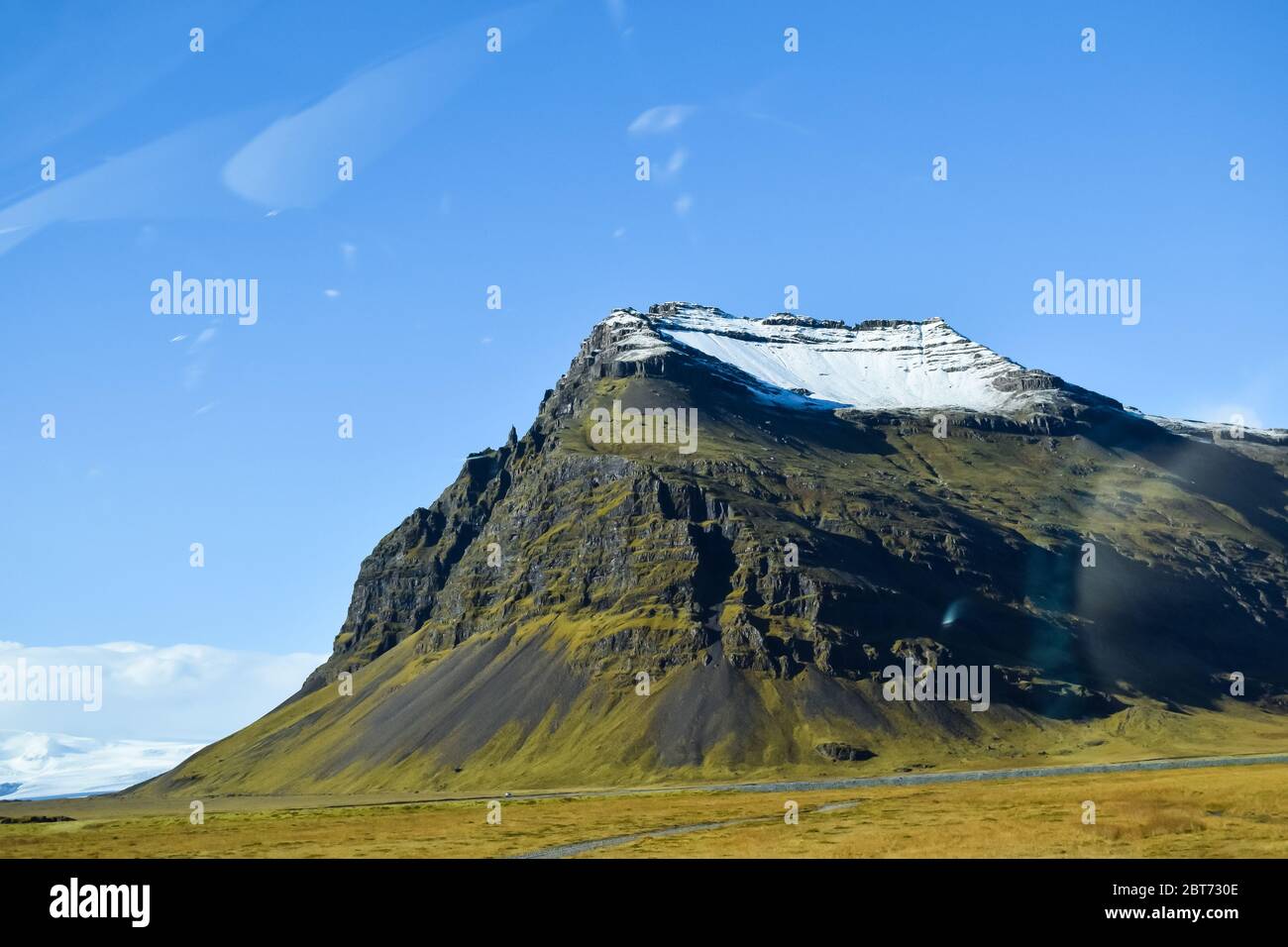 Vue sur la nature en Islande. Montagnes Banque D'Images