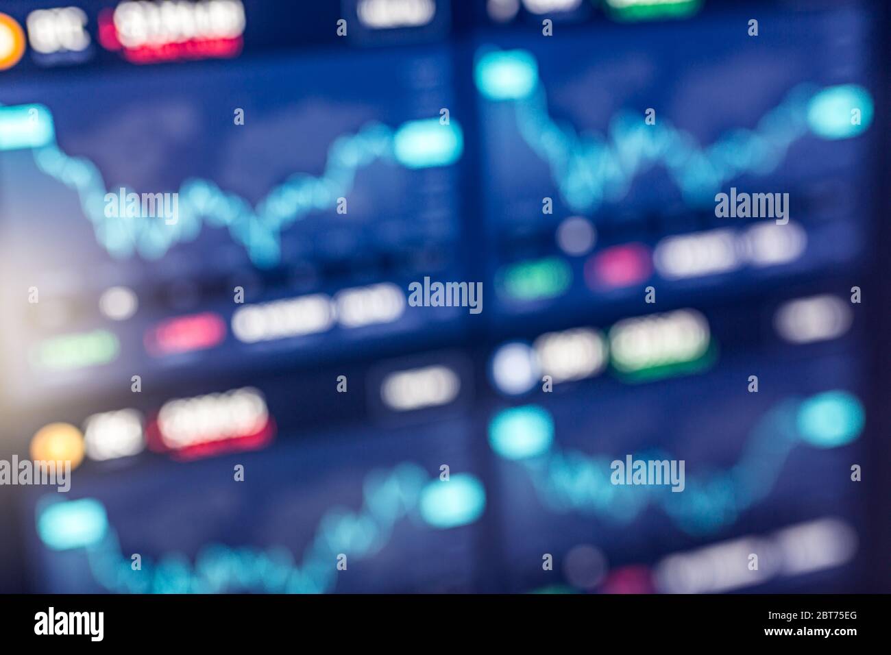 L'accent sur l'écart graphique chandelier,graph concept d'affaires et financiers Banque D'Images