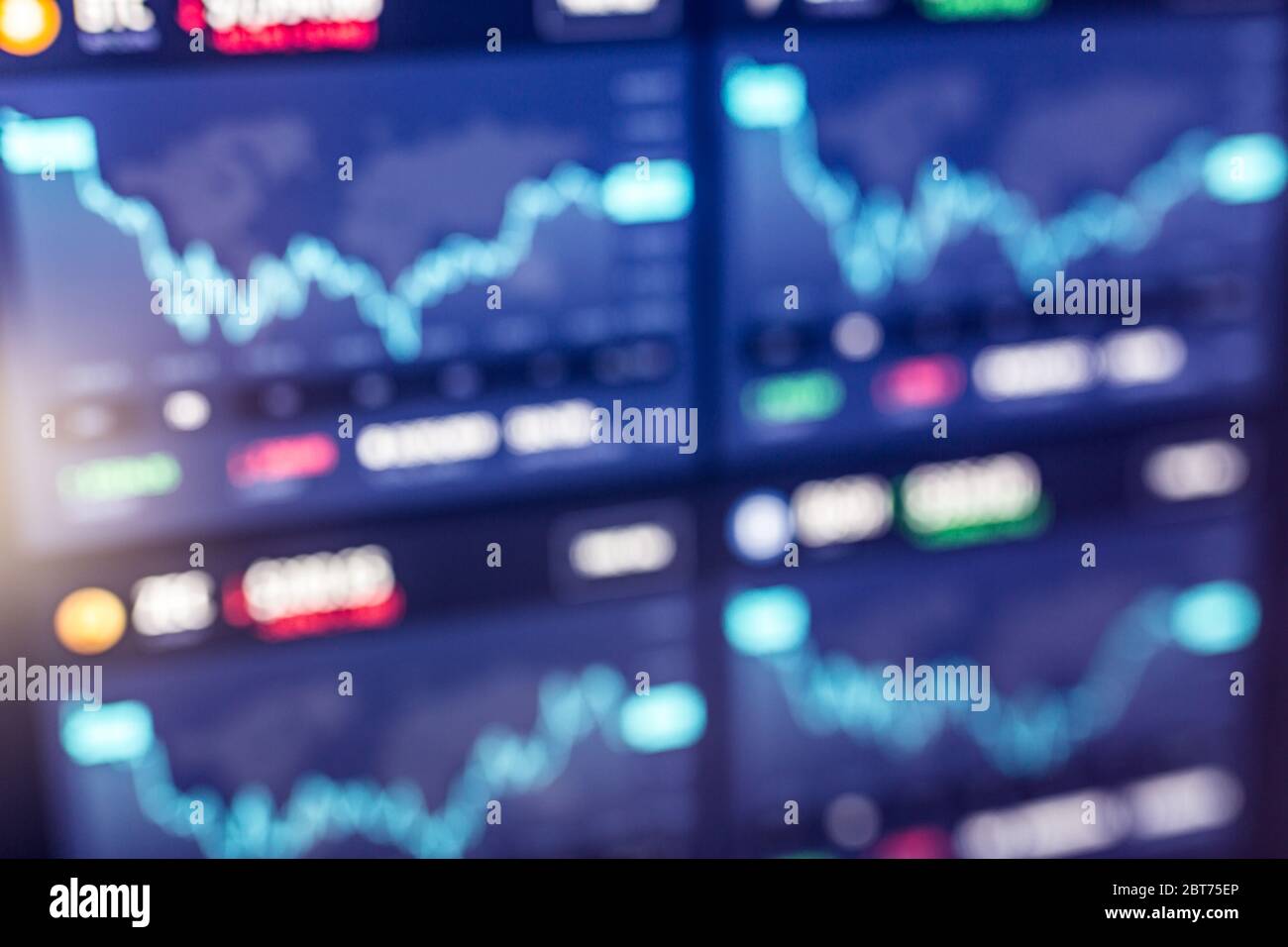 L'accent sur l'écart graphique chandelier,graph concept d'affaires et financiers Banque D'Images