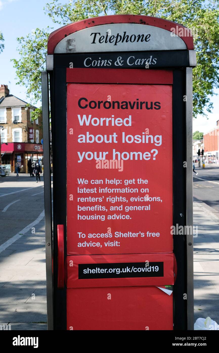 Seven Sisters, Londres, Royaume-Uni. 23 mai 2020. Pandémie de coronavirus : organisme caritatif d'hébergement qui aide ceux qui peuvent être sans abri. Crédit : Matthew Chattle/Alay Live News Banque D'Images