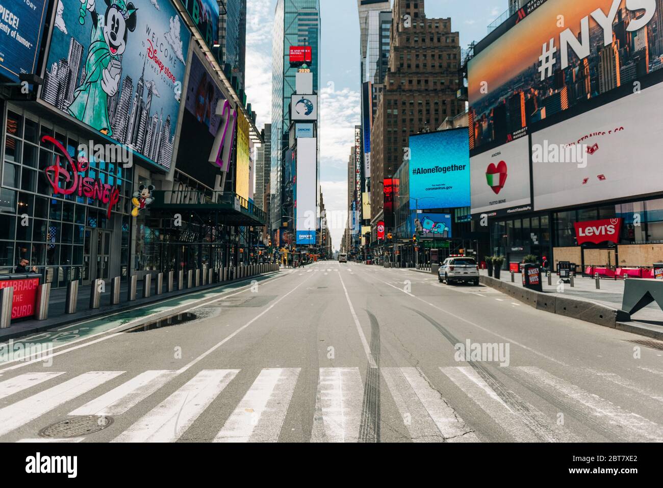 New York City pendant la pandémie du virus corona Covid 19 en 2020. Banque D'Images