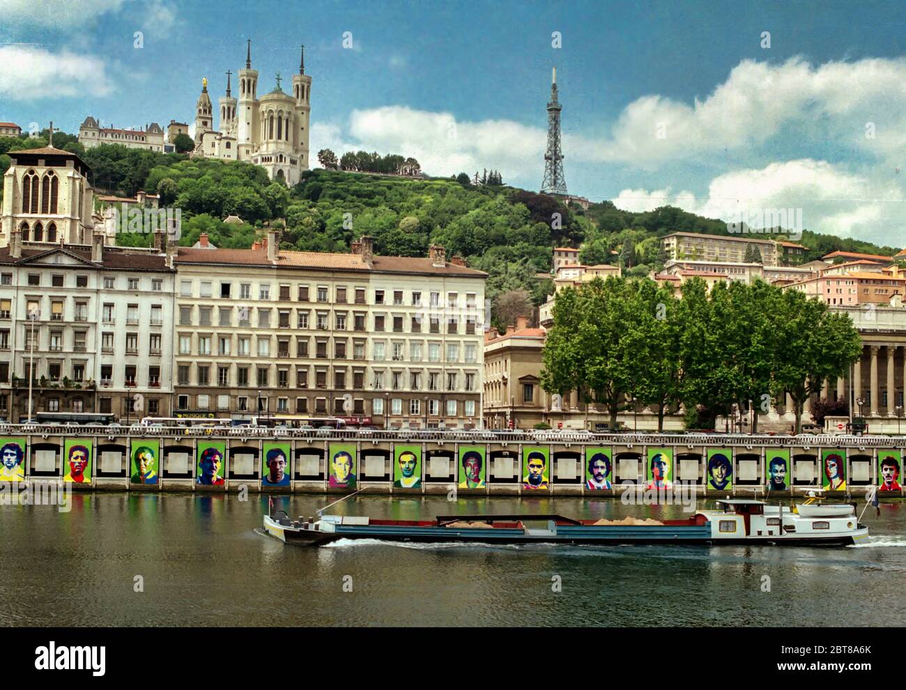 Lyon, France, lors de la coupe du monde 1998 Banque D'Images