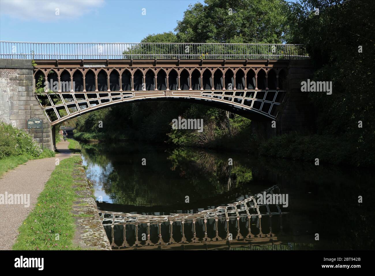 Aqueduc du bras du moteur Smethwick Banque D'Images