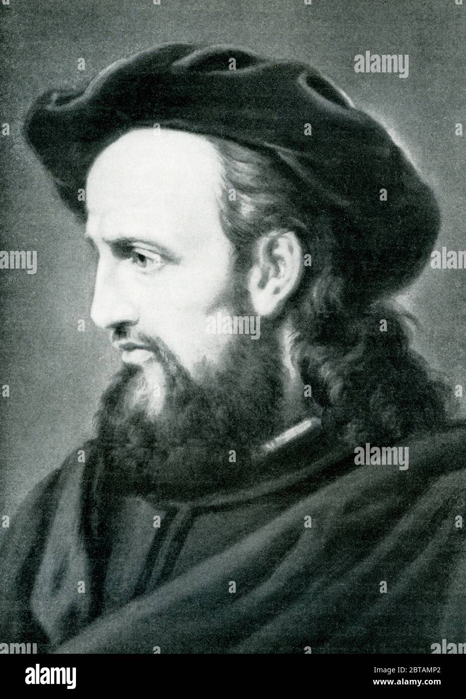 Correggio, nom d'Antonio Allegri, ( 1494-1534), est le plus important peintre de la Renaissance de l'école de Parme, dont les œuvres tardives ont influencé le style de nombreux artistes baroques et rococo. Le mariage mystique de Sainte-Catherine (c. 1526) est parmi les plus beaux de ses peintures poétiques à l'huile tardive. Banque D'Images