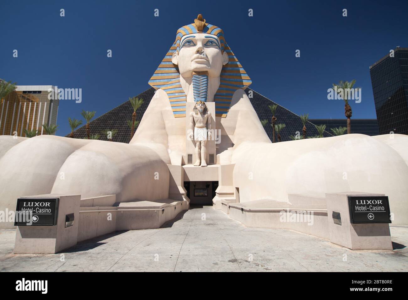 Las Vegas, Nevada - 30 août 2019 : le Sphinx à l'hôtel Luxor de Las Vegas, Nevada, États-Unis. Banque D'Images