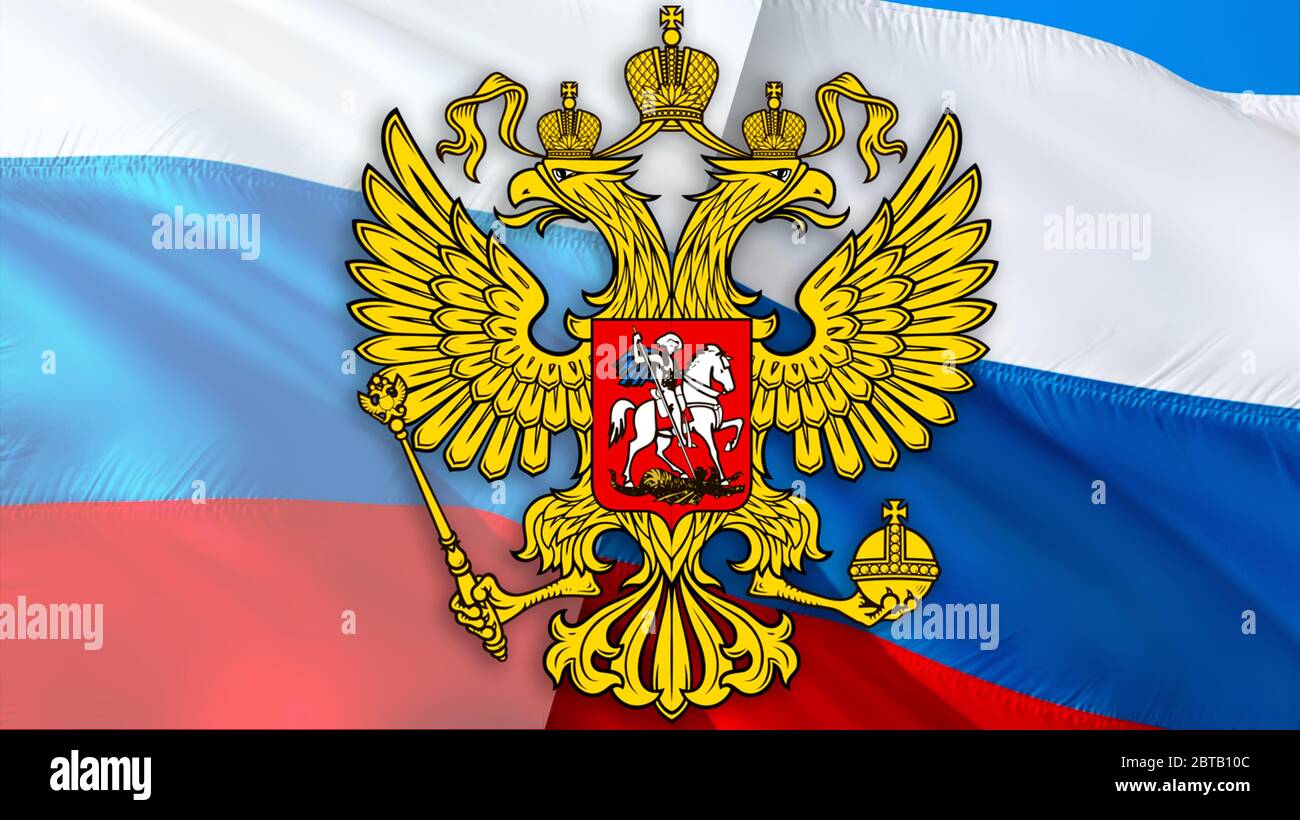 TAPIS BUREAU RUSSIE DRAPEAU TRICOLORE AIGLE IMPERIAL XXL