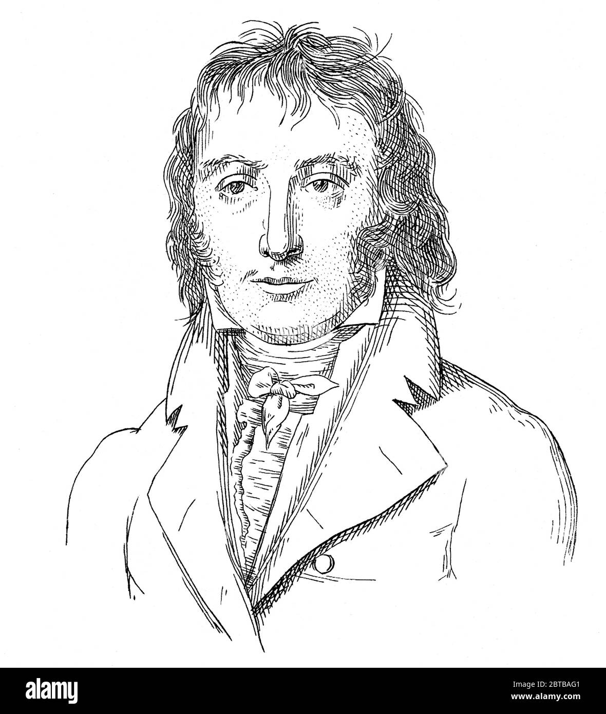 L'écrivain français Henri BENJAMIN CONSTANT de REBECQUE ( 1767 - 1830 ). Amant de l'écrivain et intellectuel de la femme Madame de Stael ( 1794 - 1811 ). Portrait par graveur français non-identifié, 1823. - SCRITTORE - LETTERATURA - LITTÉRATURE - letterato - barbe - portrait - ritratto - noeud papillon - fiocco - cravatta - HISTOIRE - FOTO STORICHE - POLITICA - POLITIC ---- Archivio GBB Banque D'Images