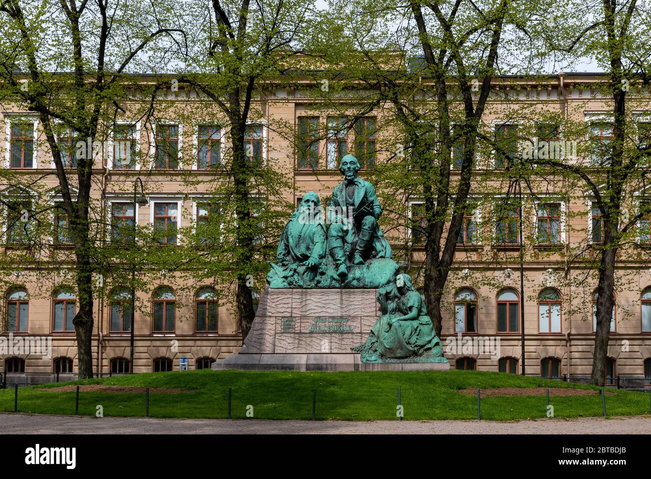 Elias Lönnrot est l'auteur national de la Finlande. Il a joué un rôle important dans le développement de la culture finlandaise sous le régime russe. Banque D'Images