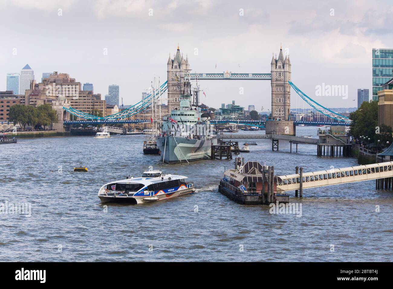 MBNA Thames Clippers (ancien sponsor de Thames Clippers) Banque D'Images