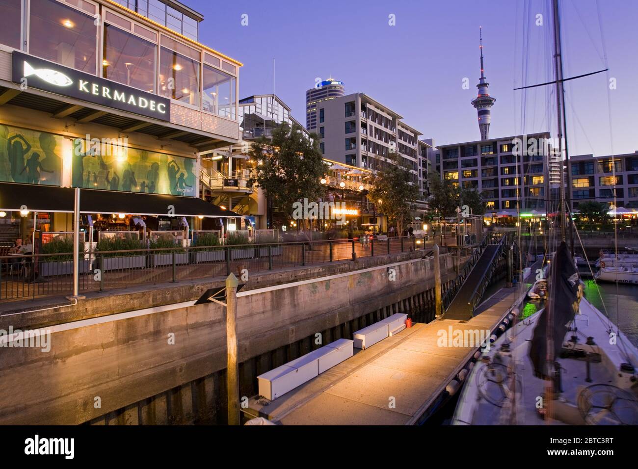 Viaduct Harbour, Auckland, Île du Nord, Nouvelle-Zélande Banque D'Images