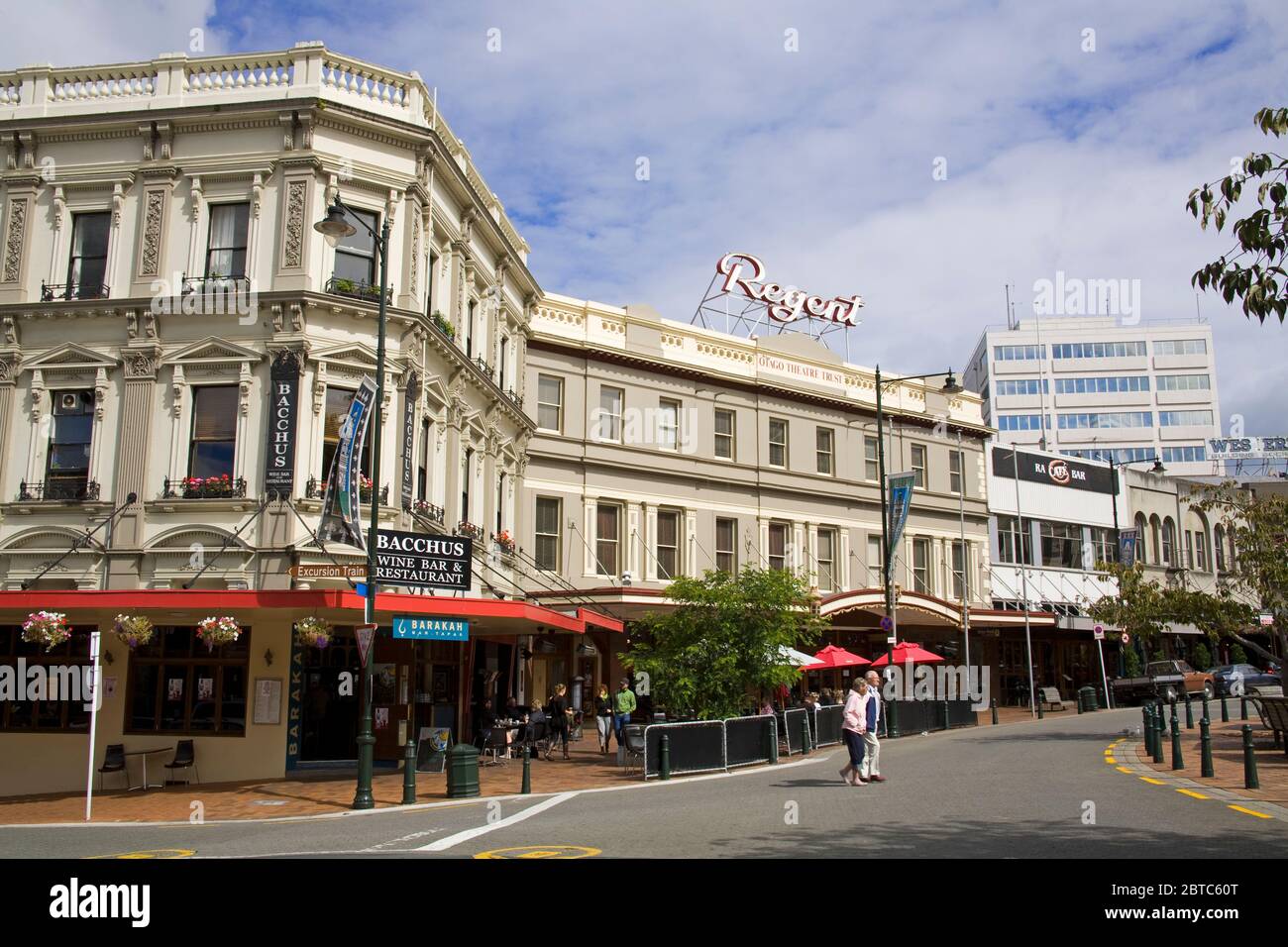 L'Octagon, Dunedin, Central Business District, Otago District, South Island, Nouvelle-Zélande Banque D'Images