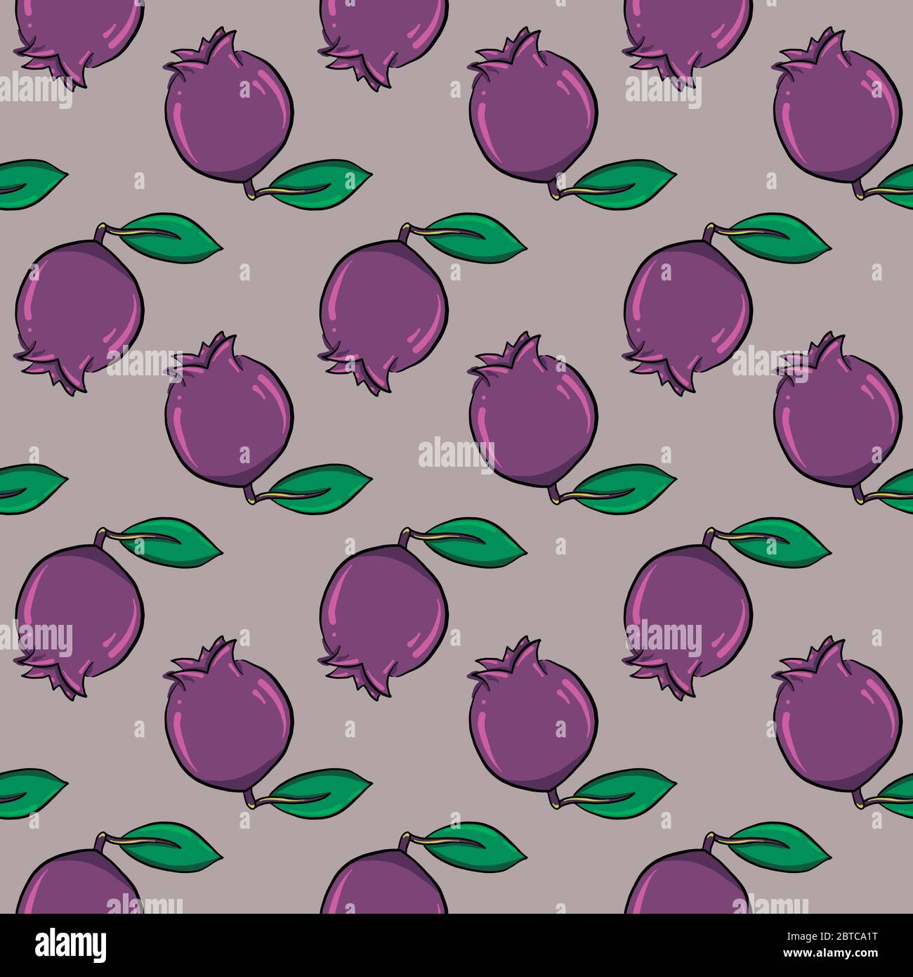 Motif grenats , illustration, vecteur sur fond blanc Illustration de Vecteur