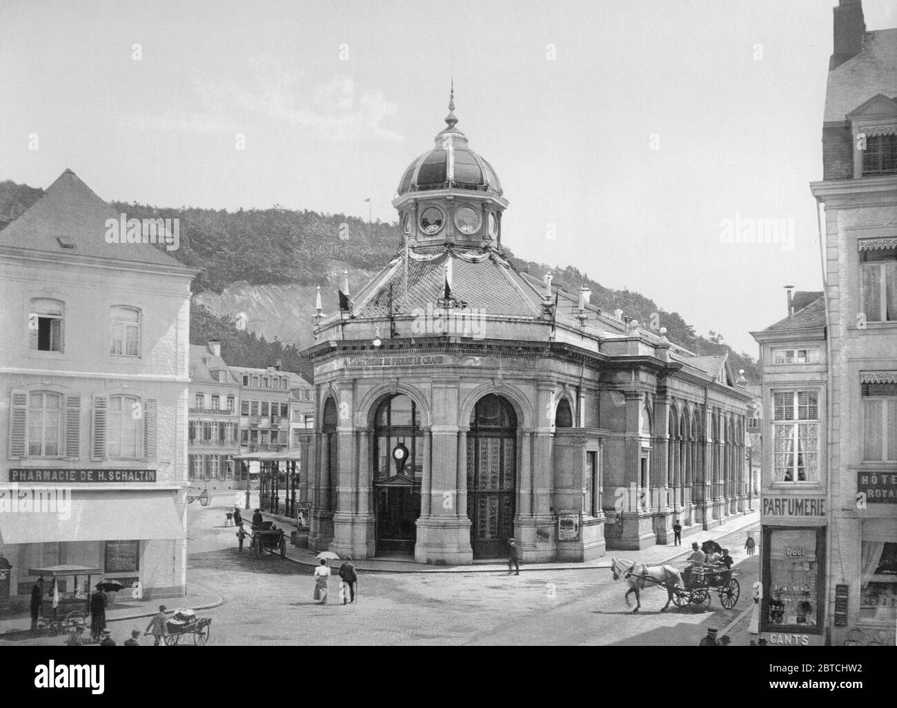 Pouhon, Spa, Belgique ca. 1890-1900 Banque D'Images