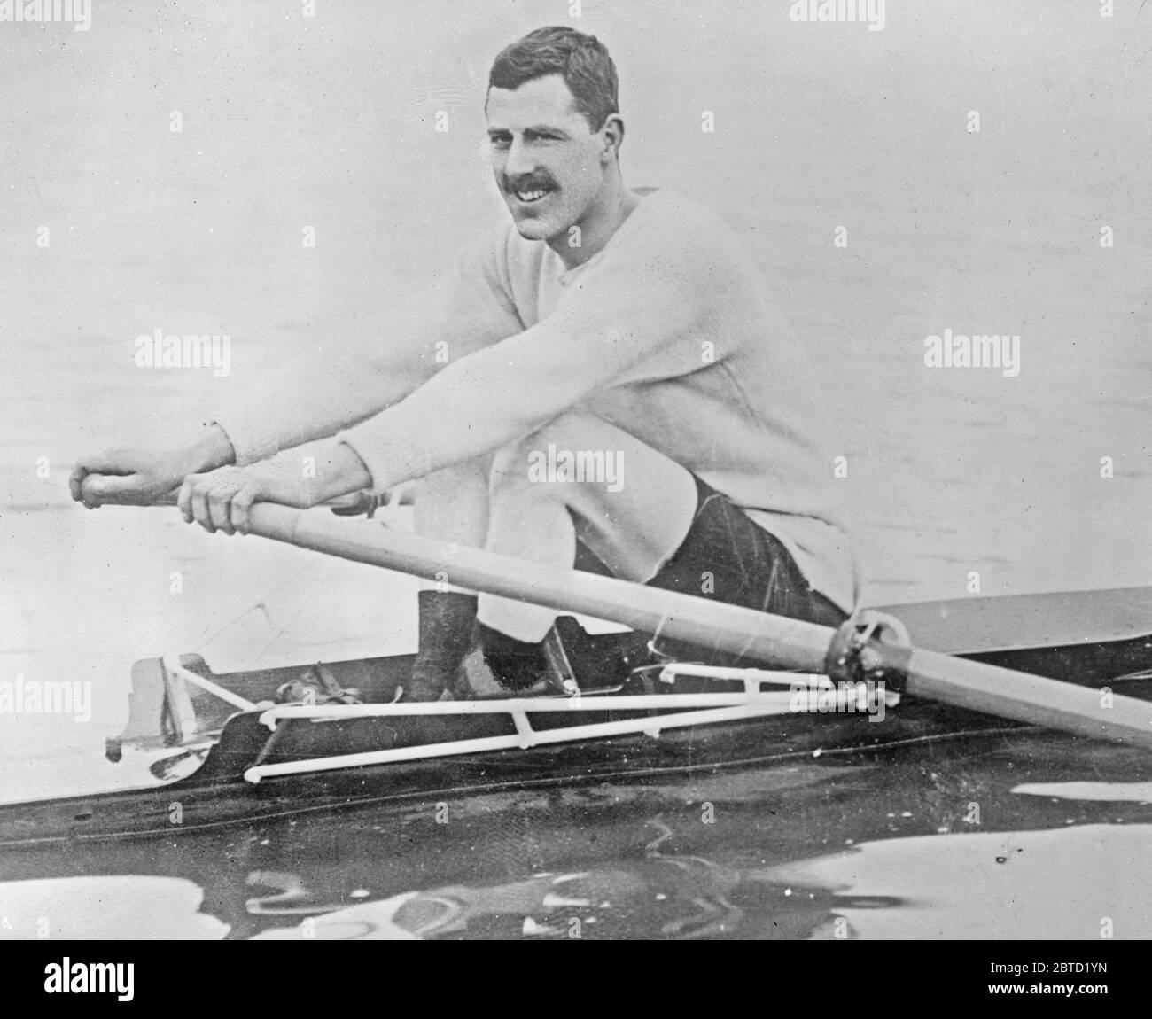 Ernest James Barry, producteur britannique (1882-1968), cinq fois champion du monde et plus tard Maître Royal Barge à George VI et Elizabeth II d'Angleterre CA. 1910-1915 Banque D'Images