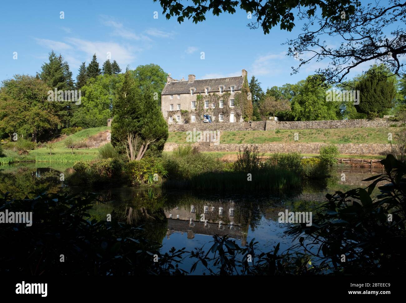 Linhouse Mansion, Mid Calder, West Lothian, Écosse. Banque D'Images